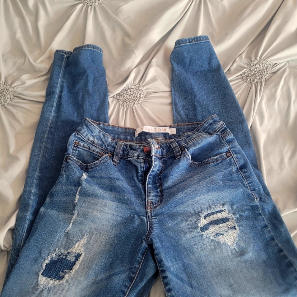 Tinsoltown distressed jeans